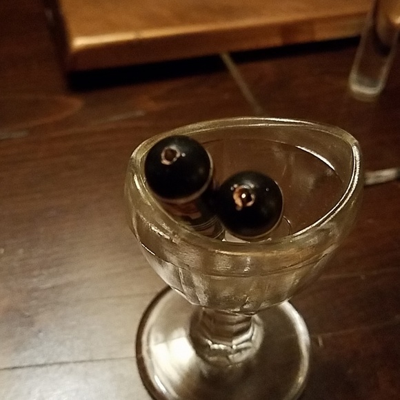 Vintage handmade pottery tribal earrings - Picture 6 of 7